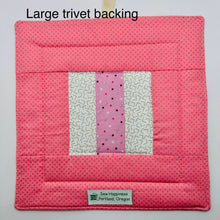 Load image into Gallery viewer, Log Cabin Valentine Trivets