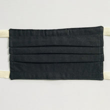 Load image into Gallery viewer, Black Solid Face Mask with Filter Pocket