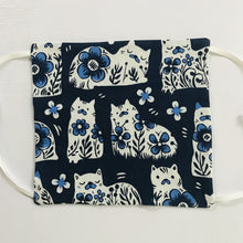 Load image into Gallery viewer, Portuguese Cats Face Mask with Adjustable Elastic Ear Loops