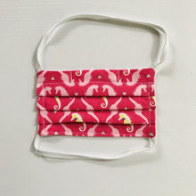 Load image into Gallery viewer, Pink Seahorse Face Mask for Kids