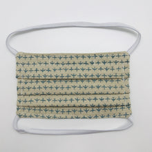 Load image into Gallery viewer, Airplanes on Tan Kids Face Mask