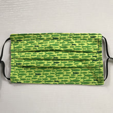 Load image into Gallery viewer, Green Reef Fish Kids Face Mask