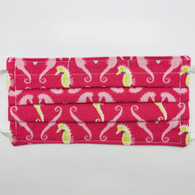 Load image into Gallery viewer, Pink Seahorse Face Mask for Kids
