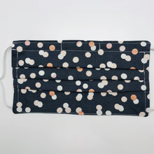 Load image into Gallery viewer, Metallic Polka Dots Face Mask with Filter Pocket