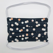 Load image into Gallery viewer, Metallic Polka Dots Face Mask for Kids