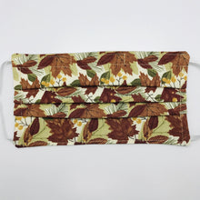 Load image into Gallery viewer, Fall Leaves Face Mask with Adjustable Elastic Ear Loops