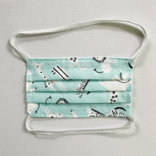 Load image into Gallery viewer, Jungle Animal Kids Face Mask with Elastic Head Loops