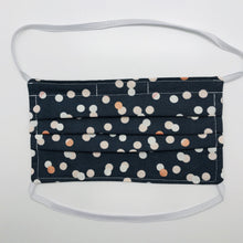Load image into Gallery viewer, Metallic Polka Dots Face Mask with Filter Pocket