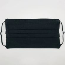 Load image into Gallery viewer, Black Solid Face Mask for Kids