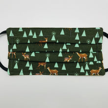 Load image into Gallery viewer, Bambi Life Green Pine Face Mask for Kids