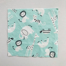 Load image into Gallery viewer, Jungle Animal Kids Face Mask with Elastic Head Loops