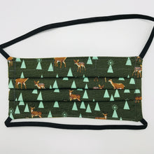 Load image into Gallery viewer, Bambi Life Green Pine Face Mask for Kids