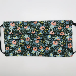 Rifle Paper Co Rosa “Hunter” Face Mask with Adjustable Elastic Ear Loops