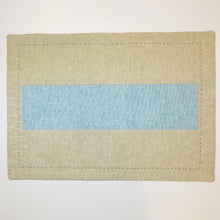 Load image into Gallery viewer, Paris Blue Cotton/Linen Placemat
