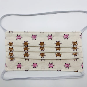 Calico Cats Face Mask with Filter Pocket