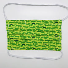 Load image into Gallery viewer, Green Reef Fish Kids Face Mask
