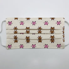 Load image into Gallery viewer, Calico Cats  Face Mask with Adjustable Elastic Ear Loops
