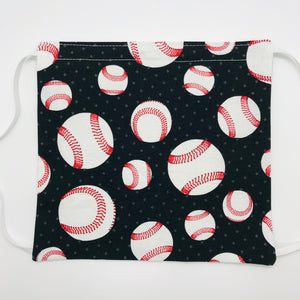 Baseball Face Mask with Adjustable Elastic Ear Loops