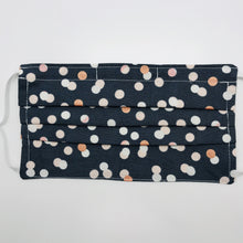 Load image into Gallery viewer, Metallic Polka Dots Face Mask with Filter Pocket
