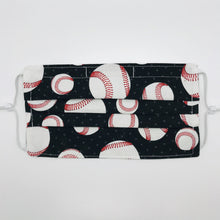 Load image into Gallery viewer, Baseball Face Mask with Adjustable Elastic Ear Loops
