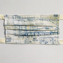 Load image into Gallery viewer, Model Airplane Face Mask with Straps
