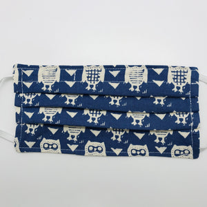 LV face mask blue logo