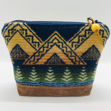 Load image into Gallery viewer, Majestic Mountains Wool Zipper Pouch
