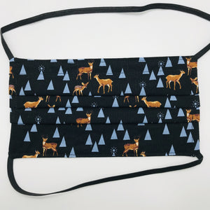 Bambi Life Blue Spruce Face Mask with Elastic Head Loops