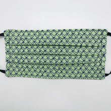 Load image into Gallery viewer, Fish Fins on Green Kids Face Masks

