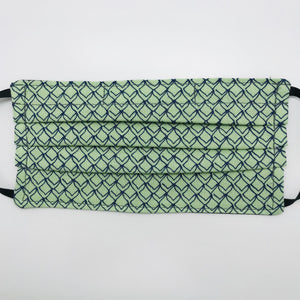 Fish Fins on Green Kids Face Masks