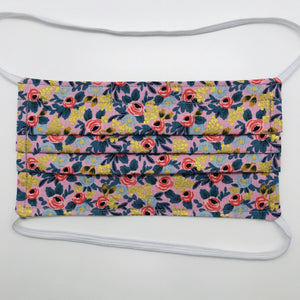 Rifle Paper Co Rosa "Violet" Metallic Gold Face Mask for Kids