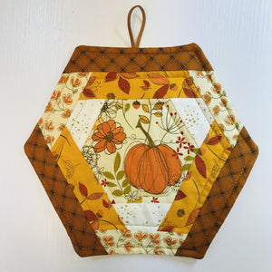 Fall Colors Pumpkin Trivet