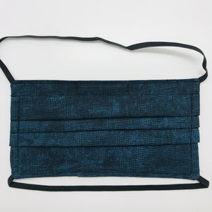 Midnight Chalk and Charcoal Face Mask with Elastic Head Loops