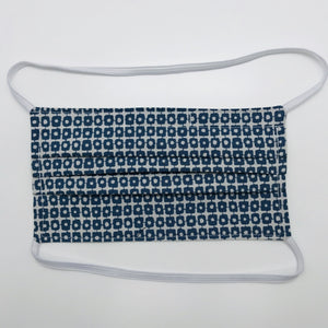 Blue Patches Face Mask with Filter Pocket
