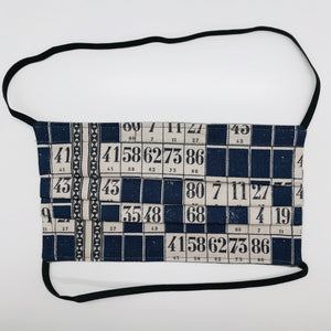 Game Cards Face Mask with Elastic Head Loops