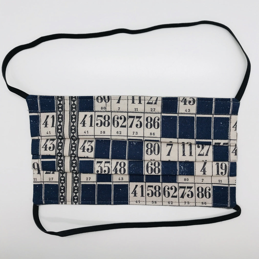 Game Cards Face Mask with Elastic Head Loops