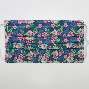 Bright Star Floral Face Mask with Filter Pocket