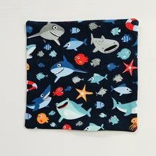 Load image into Gallery viewer, Shark Life Face Mask for Kids with Twill Straps
